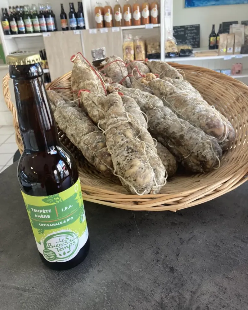 Bière et saucissons
